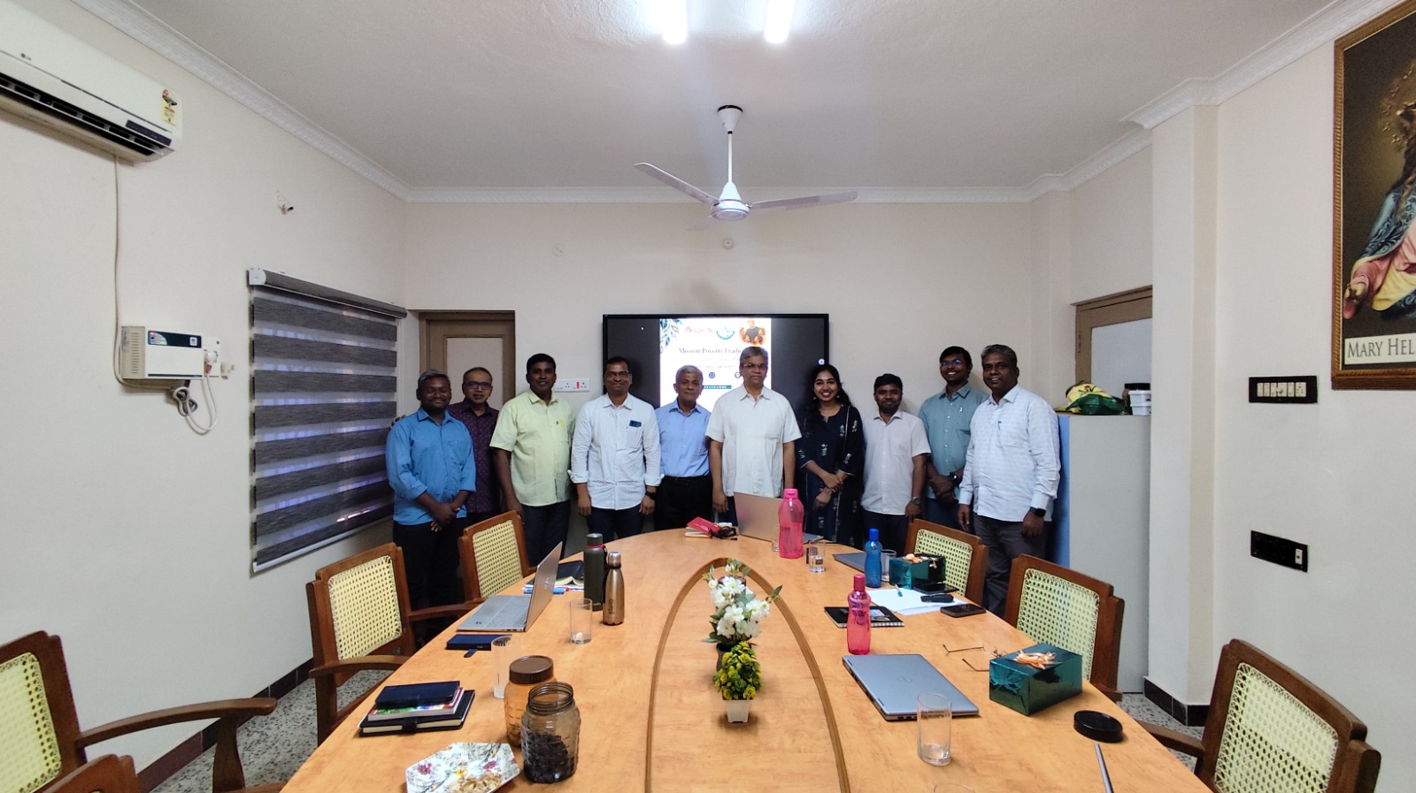 MPE Central Team Animates Tiruchy Province Team for Strengthening Mission Poverty Eradication 7 July 2026, Don Bosco Provincial House, Trichy. 